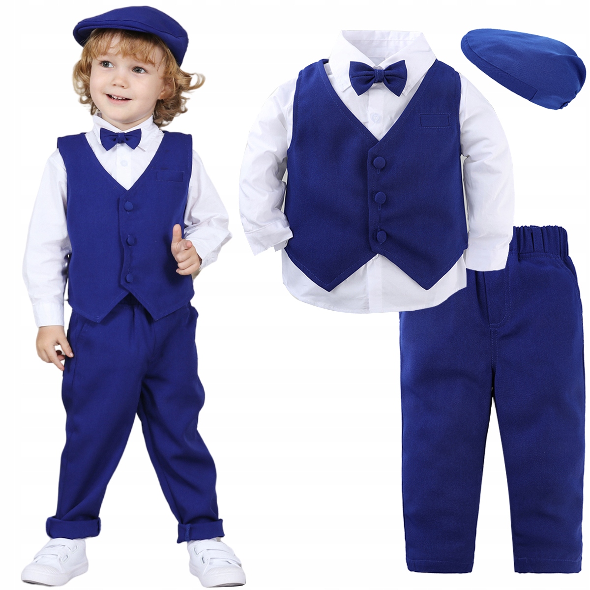 Chlapčenské narodeninové oblečenie modré 4