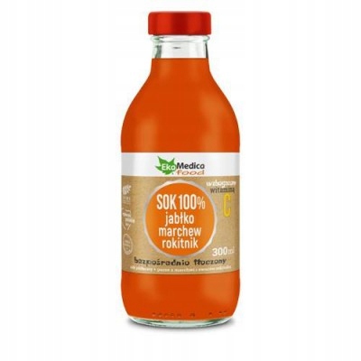 

Ekamedica jabłko, marchew, rokitnik sok, 300ml