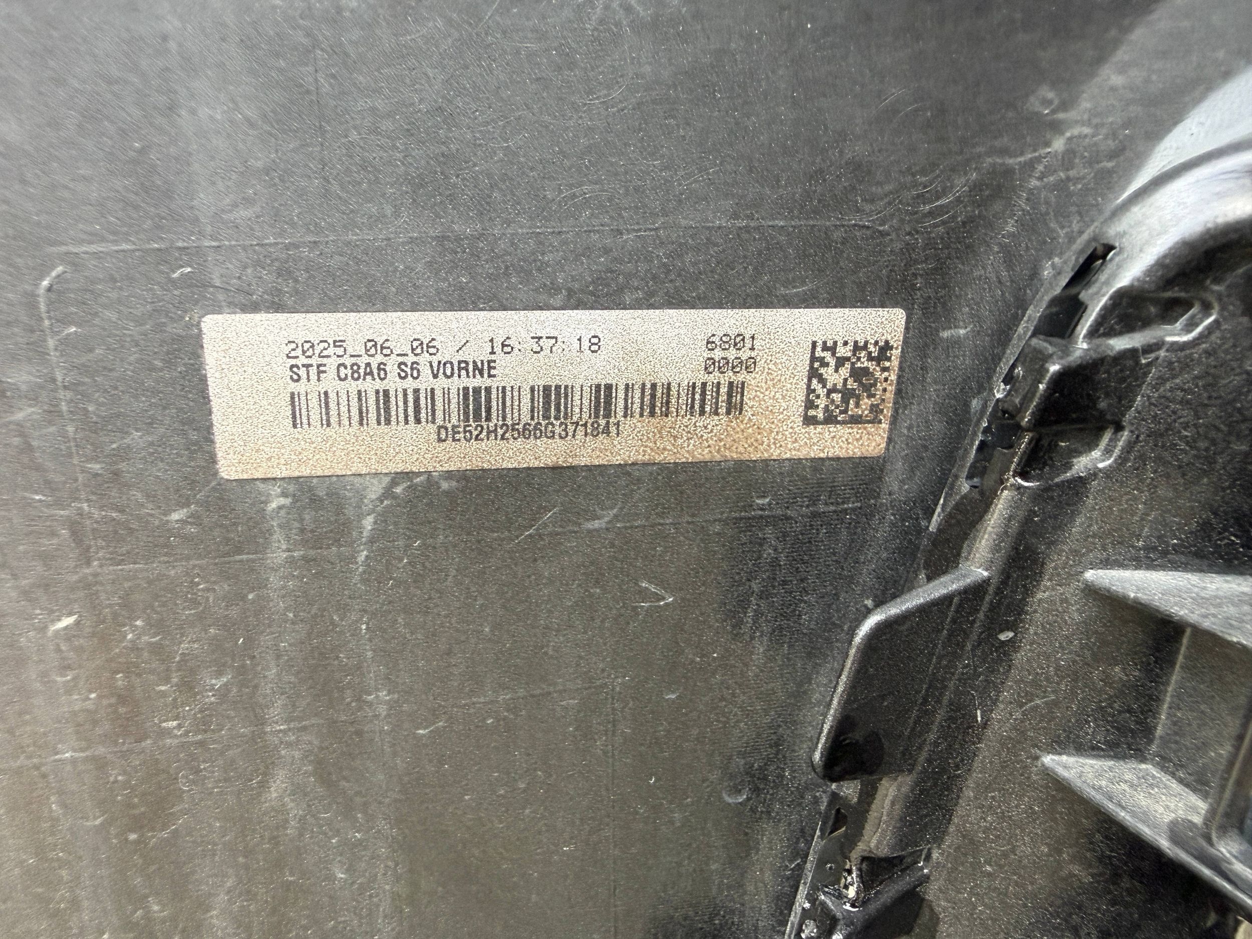 Audi A6 C8 S line Lift 24- bumper front front