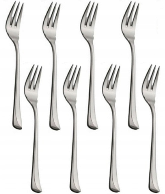 AMEFA 8 SZTUĆCE MADERA ZESTAW WIDELCE DO RYB