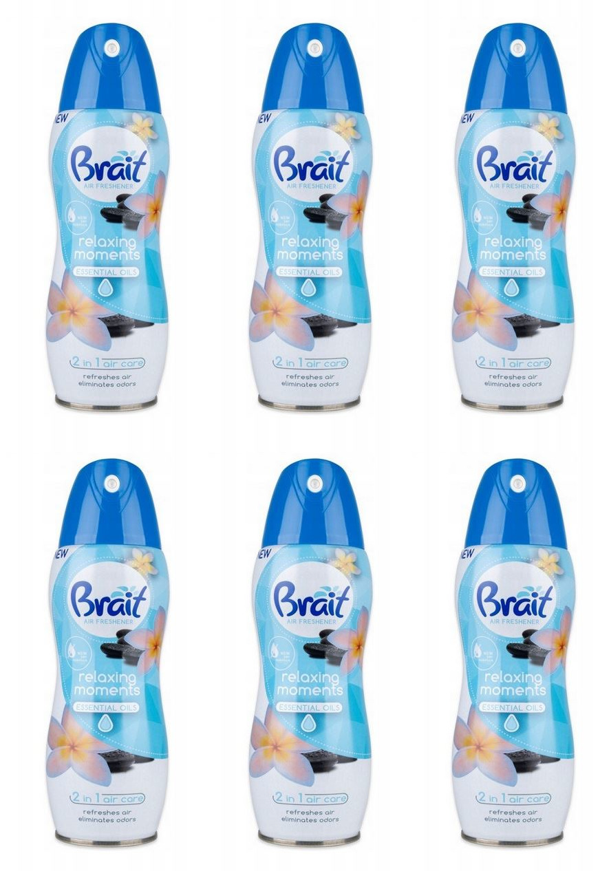 Osvěžovač vzduchu aerosol Brait 6x300 ml 150 g