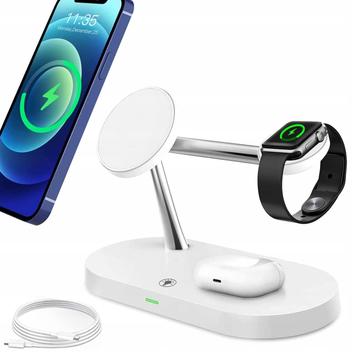 

Ładowarka Indukcyjna Magsafe do Iphone Apple Watch