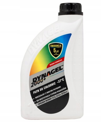 

Gotowy płyn do chłodnic -37C Dynagel 2000+ 1L