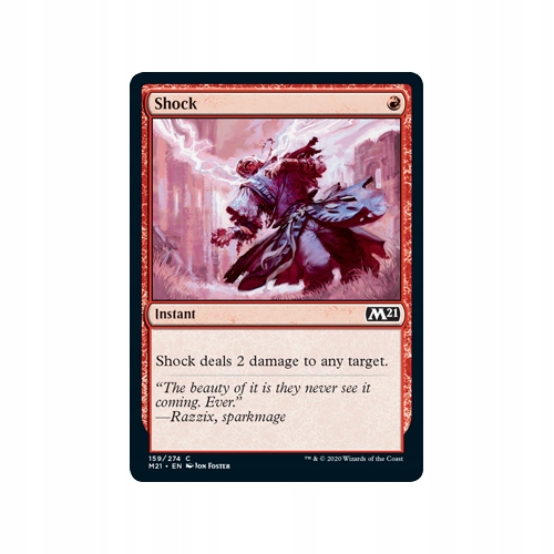 Mtg 2x Shock Foil