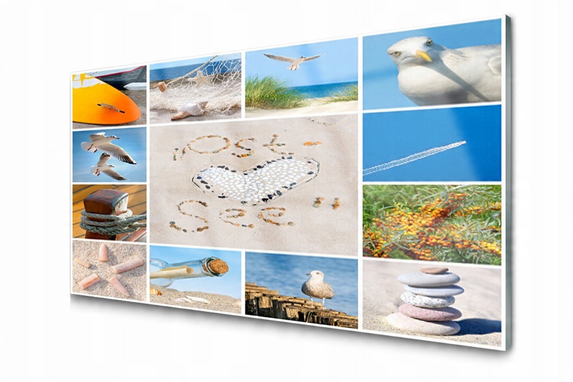 

Panel szklany Płytka Ocean Plaża Mewy 100x50