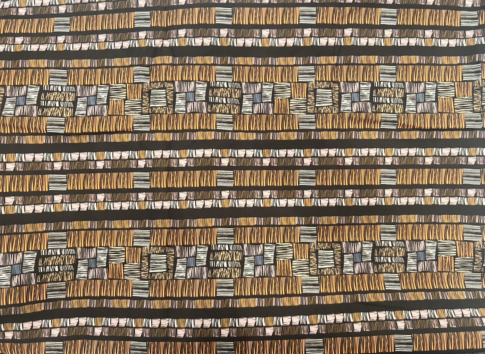 Látka Šicí Materiál Microvlákno Africký Vzor 200x200CM