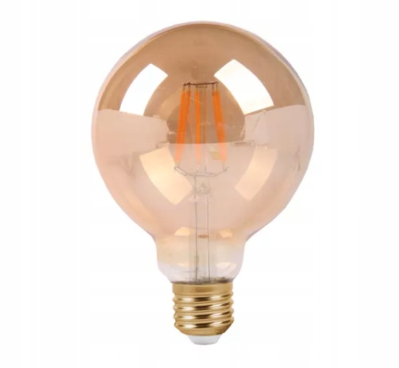 

Żarówka kula Edison Led 8W G125 E27 2300K ciepła