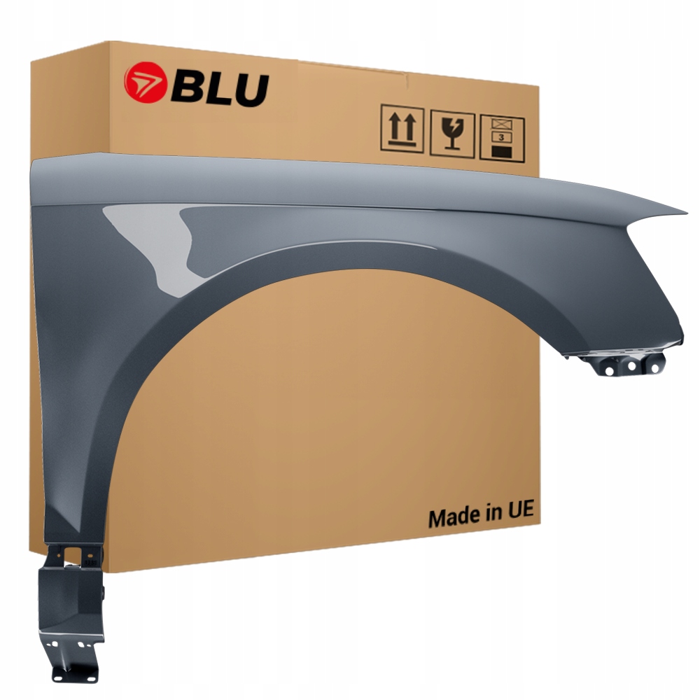 Blu Blatník Audi A3 8P Lift LX7Z pravý 08-12 přední pozink DelphinGrau