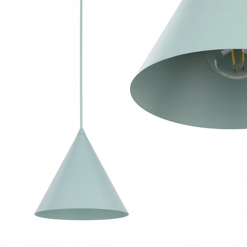 Závěsná lampa s mátovým kuželovitým stínítkem Cono 1*E27 10074 Tk Lighting