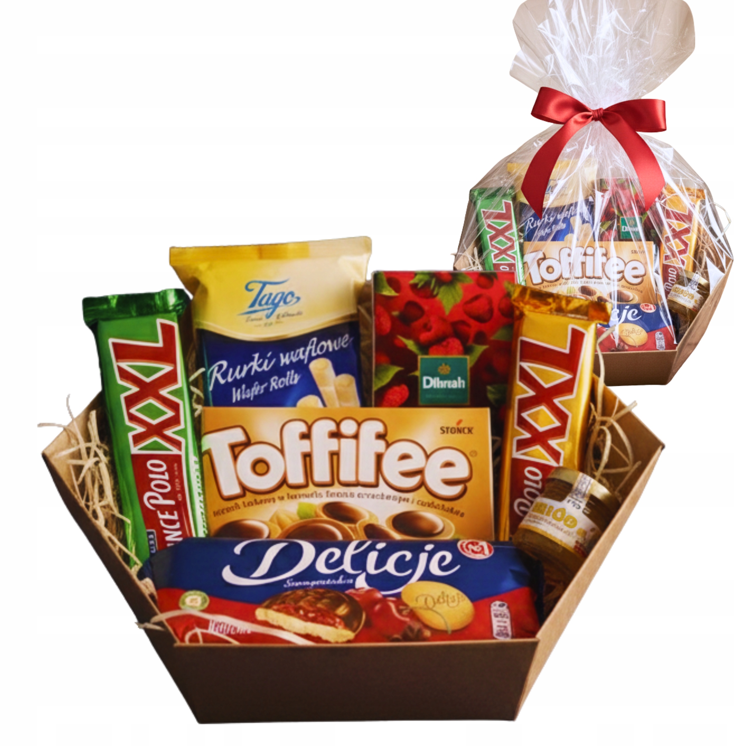 Dárkový koš Sada sladkostí dárek Koš Se Sladkostmi Box Narozeniny