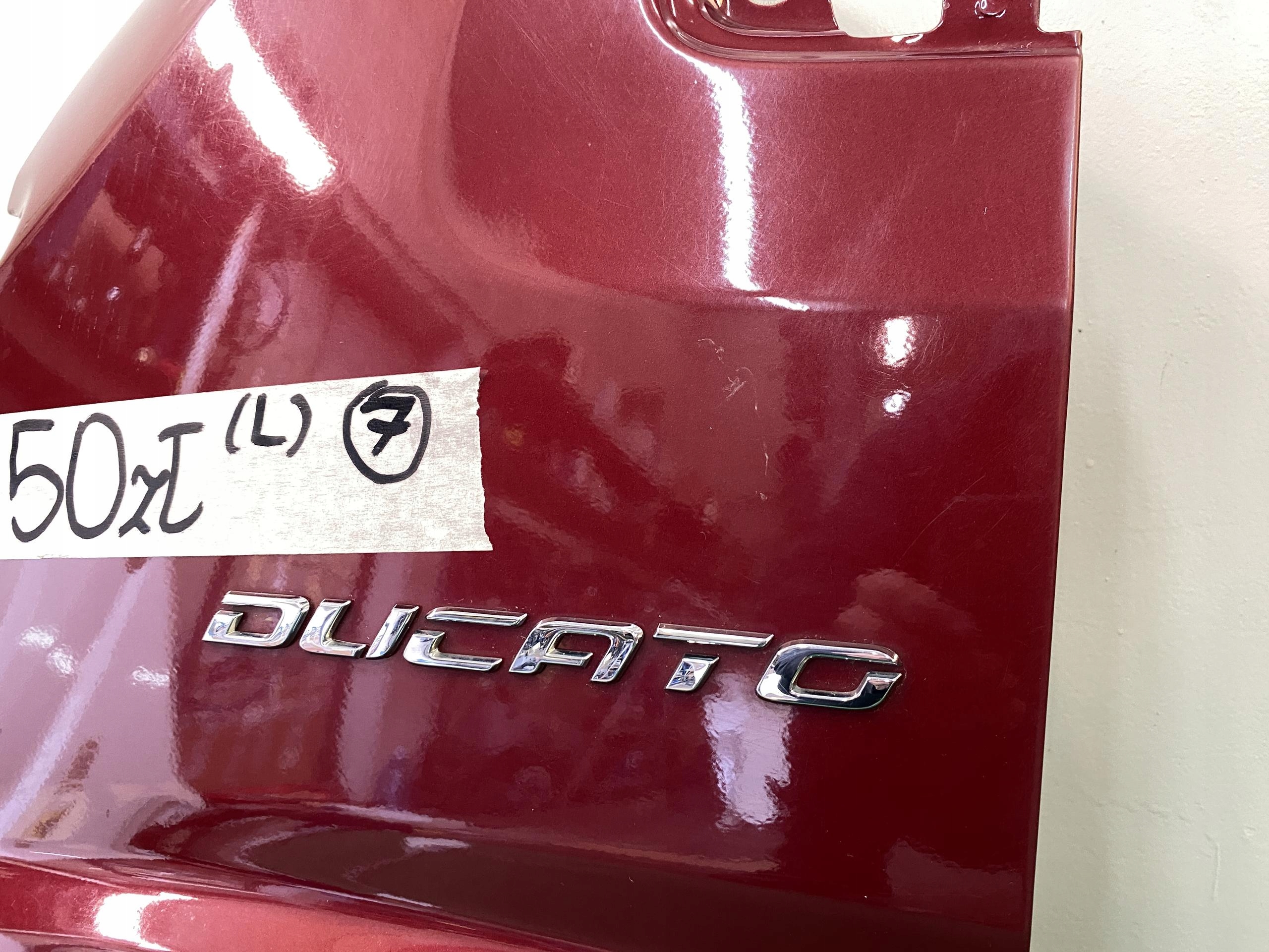 DUCATO BOXER JUMPER 14- fender front left claret red METALIK