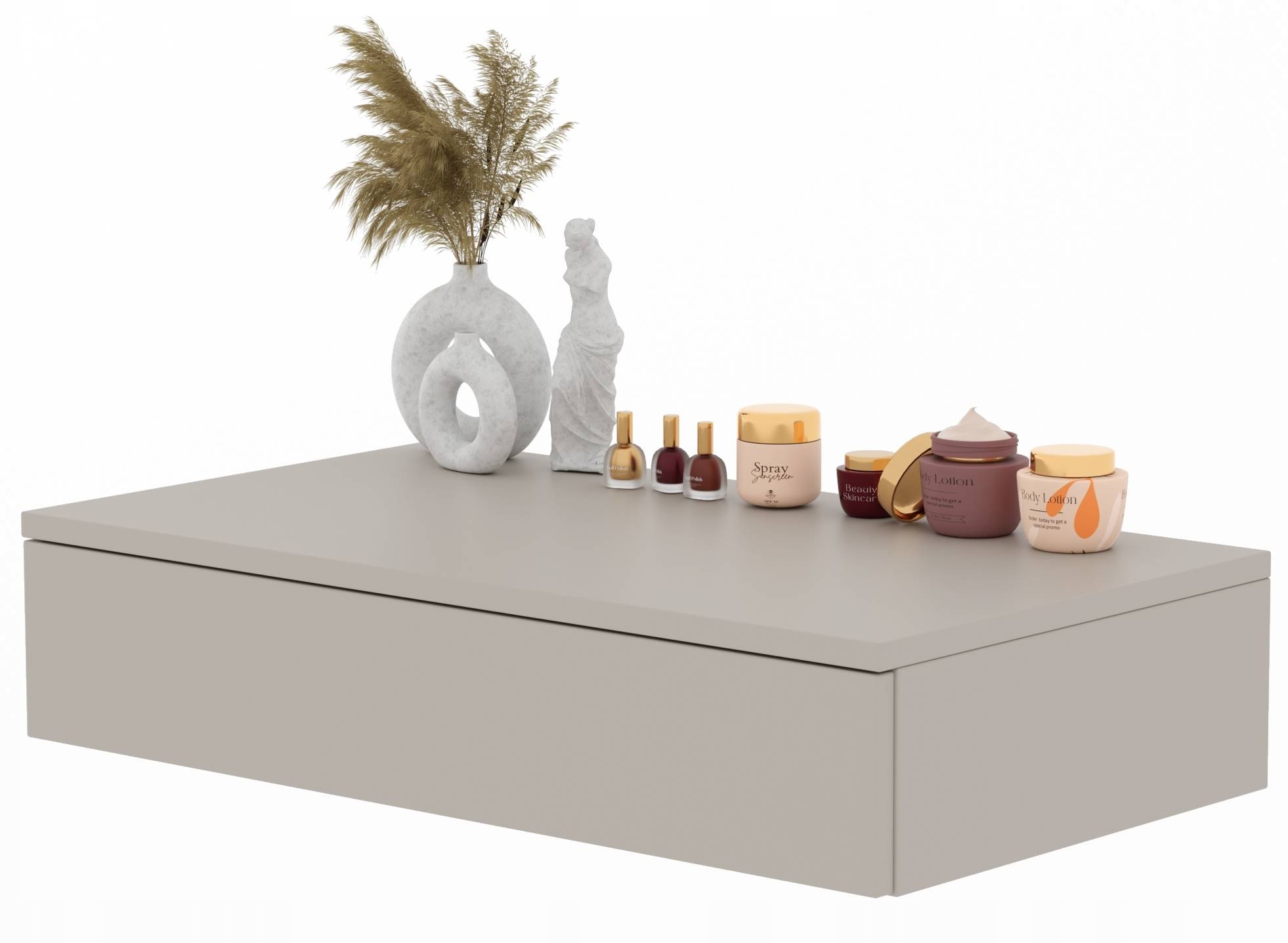 Toaletná Konzola Lena 75 CM Závesná Kašmír