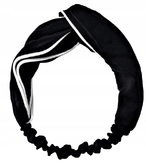

Opaska Turban Damska Na Głowę Gumka Czarna