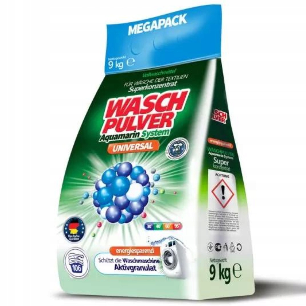 Levně WaschPulver Universal Prášek na praní 9 kg 106 praní