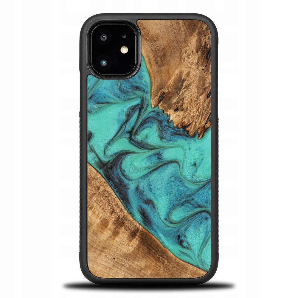 Pouzdro Bewood Unique pro iPhone 11 tyrkysové
