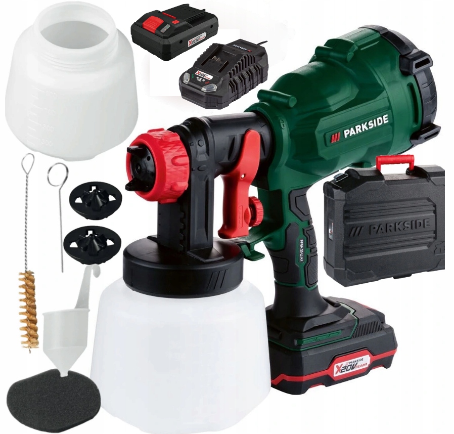 PISTOLET DO MALOWANIA PARKSIDE AKUMULATOROWY PFSA