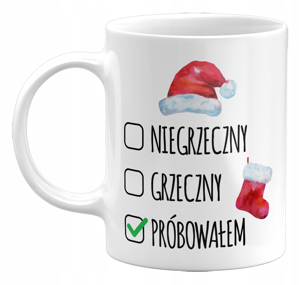 

Kubek Świąteczny, Śmieszne Kubki Na Prezent, 300ML
