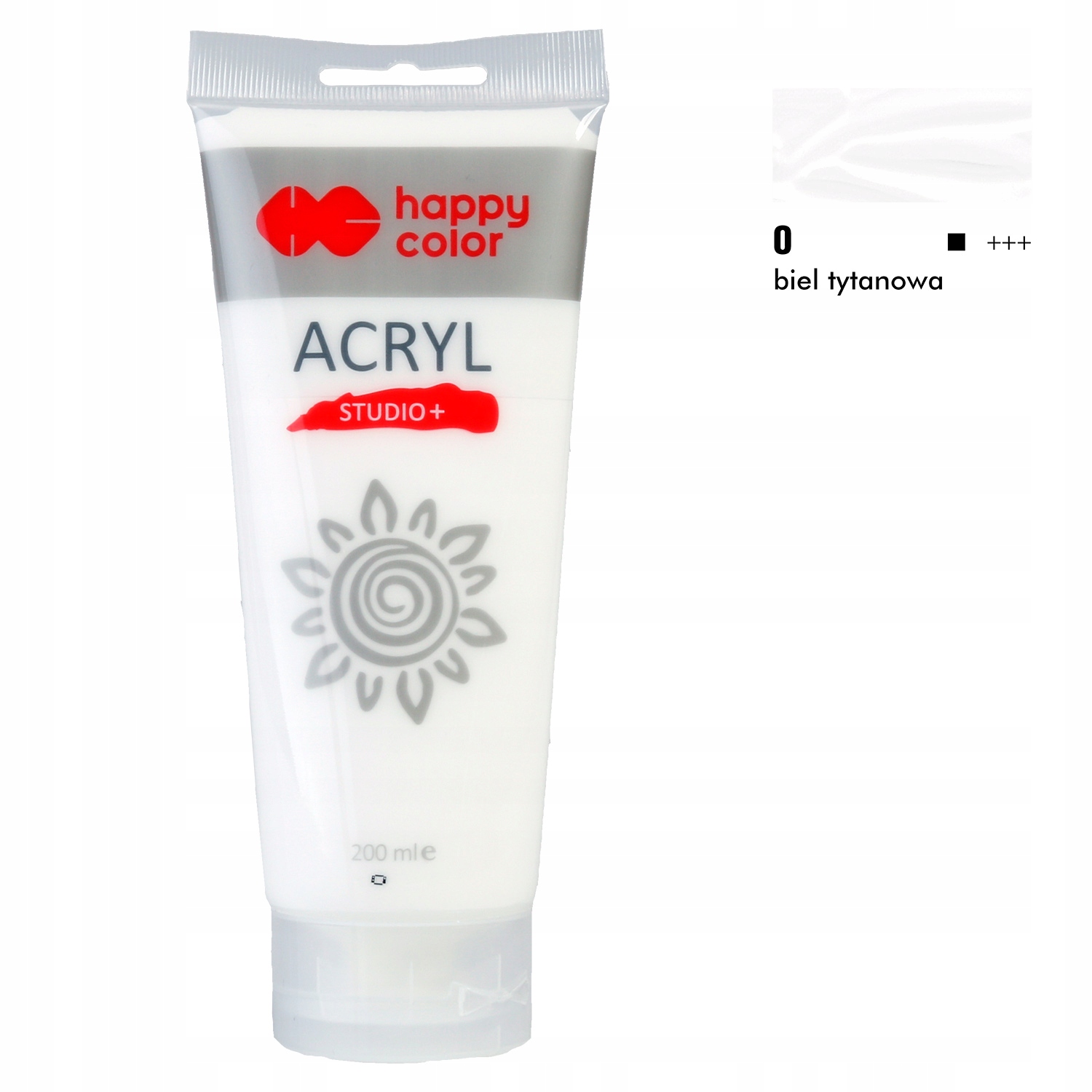 

Farba akrylowa 200 ml Biel Tytanowa Happy Color