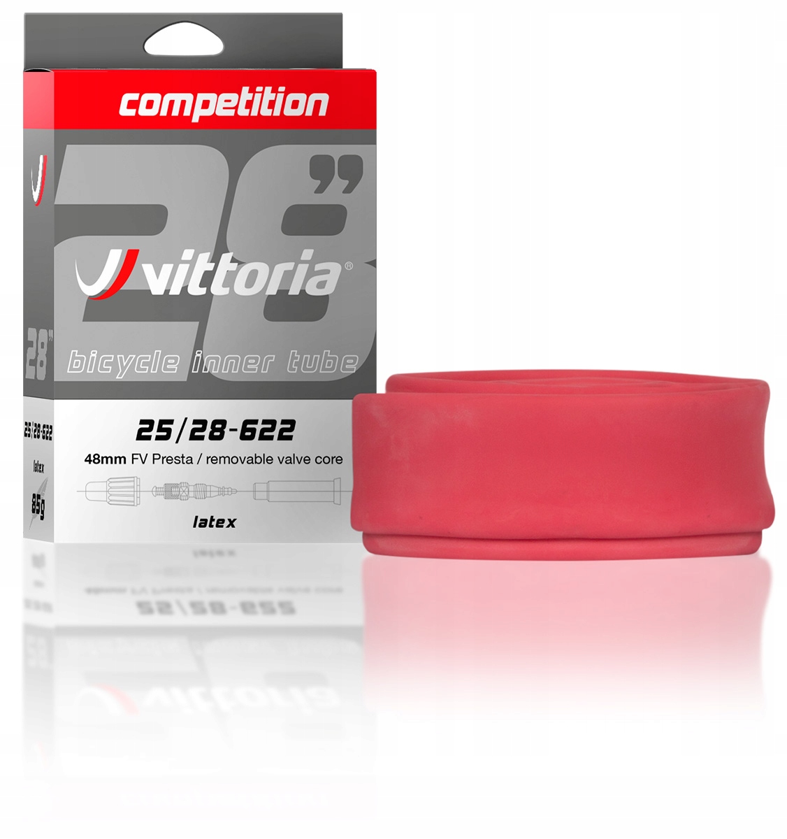 

Vittoria Dętka Competition Latex 700x25/28mm FV48