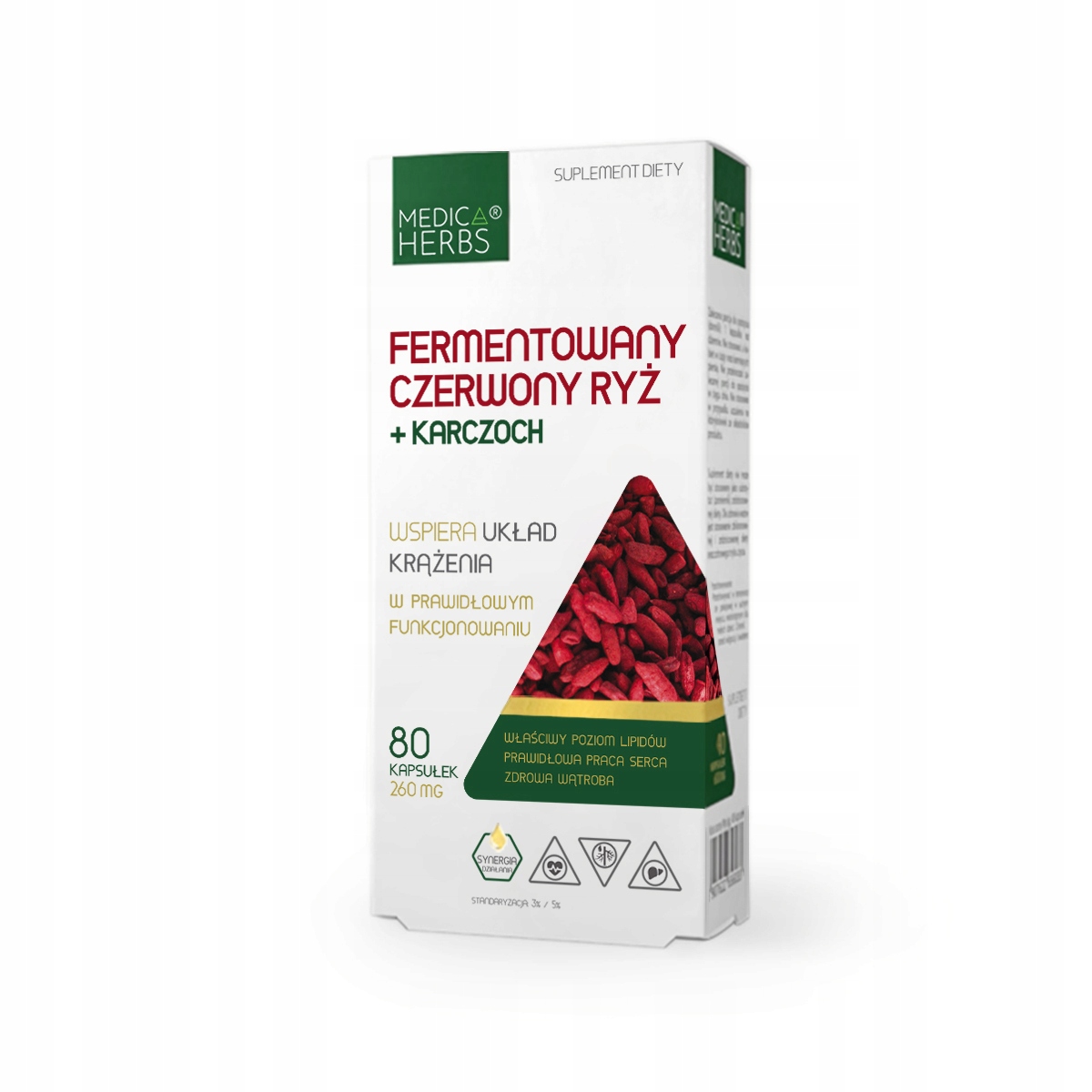 

Medica Herbs Fermentowany Czerwony Ryż Karczoch