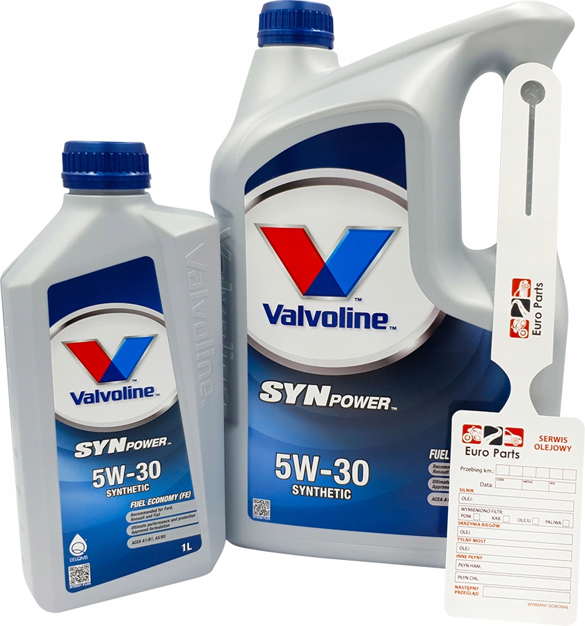 

Valvoline Synpower Fe 5W30 5L 1L Olej A5/B5
