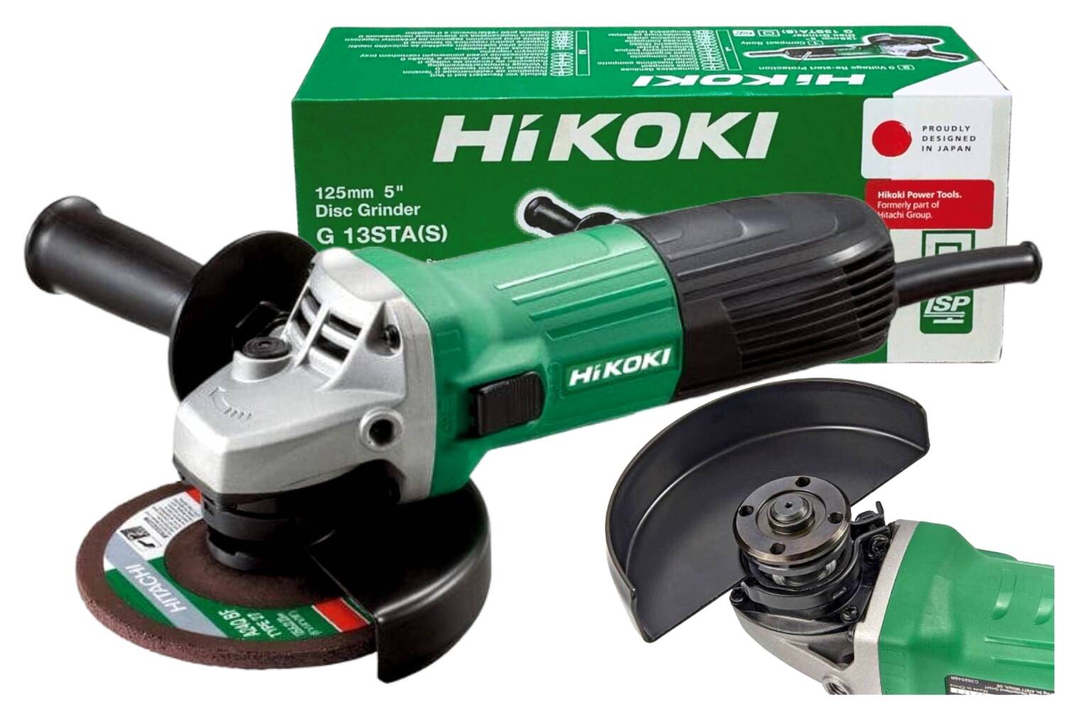 Hikoki Szlifierka kątowa 125MM 600W kątówka sieciowa 230V G13STAYGZ lekka