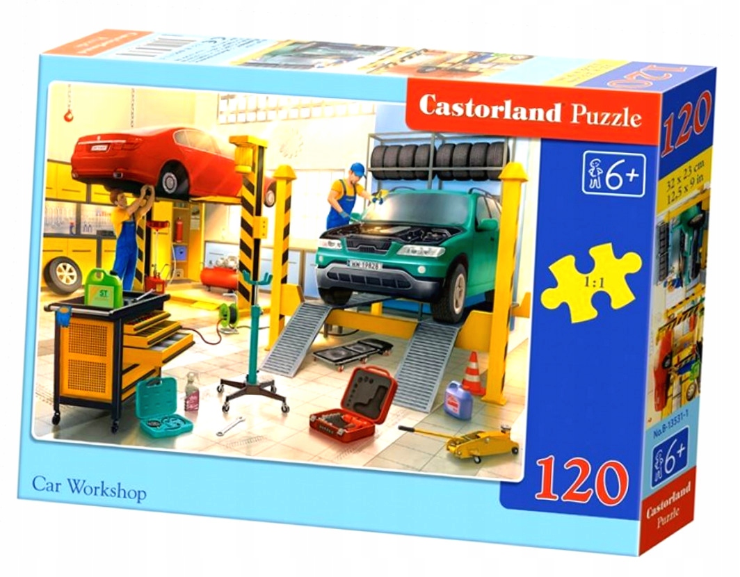 Puzzle Car Workshop 120 dielikov.