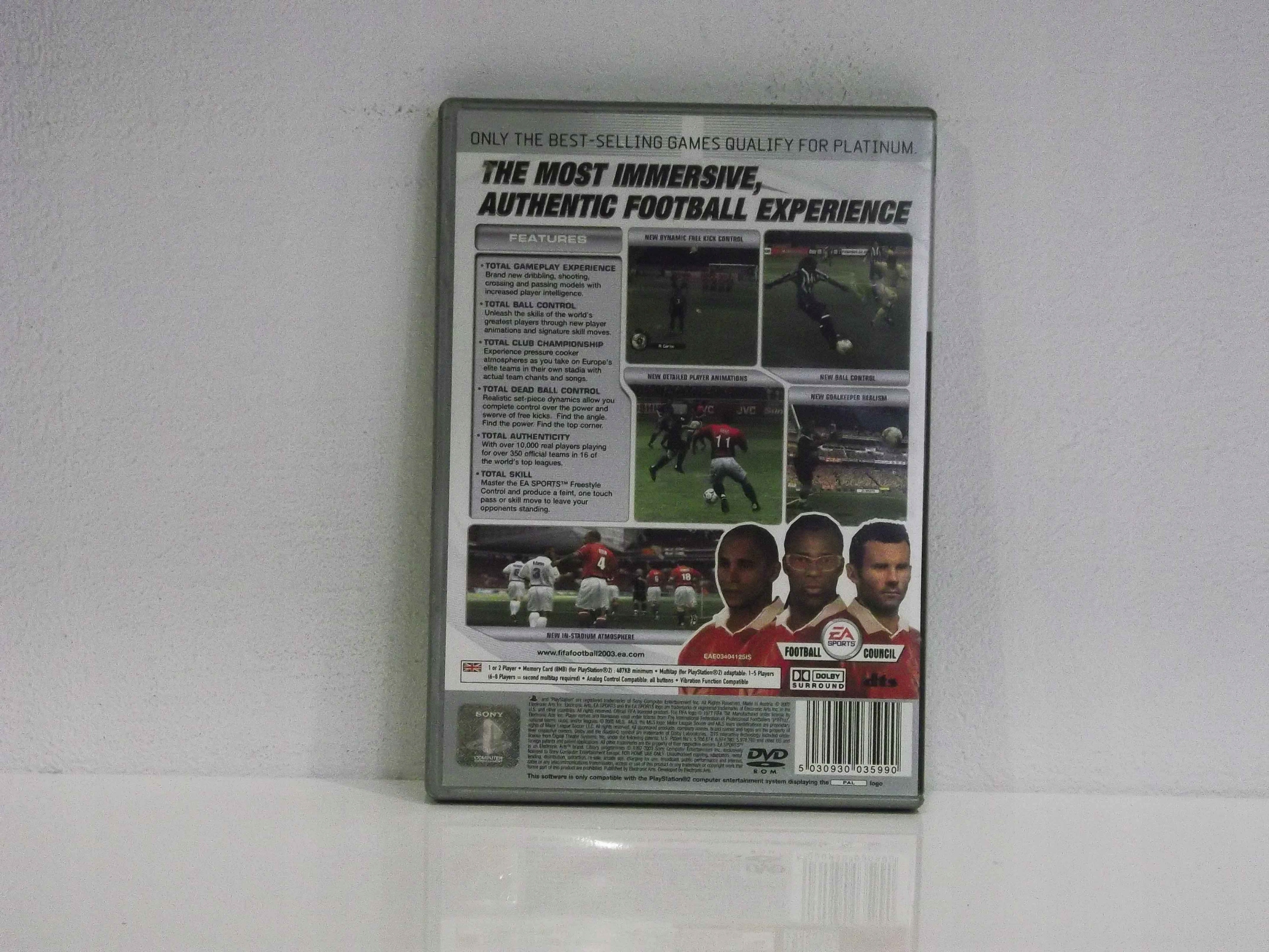 FIFA FOOTBALL 2003 PS2 Wydawca Eagle Dynamics