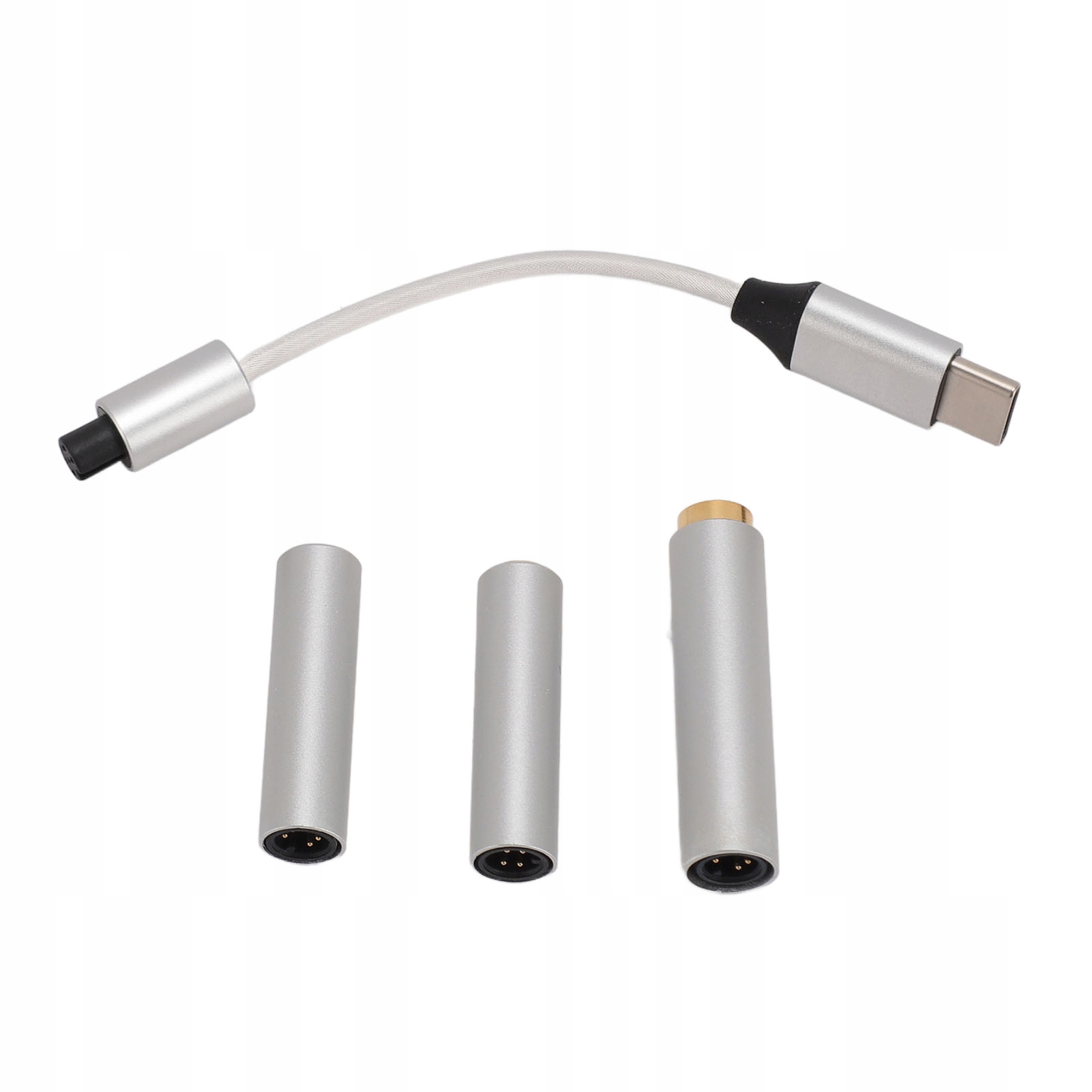 Adapter gniazda słuchawkowego USB C na AUX Obsługa 32 bitów 384 kHz PCM USB