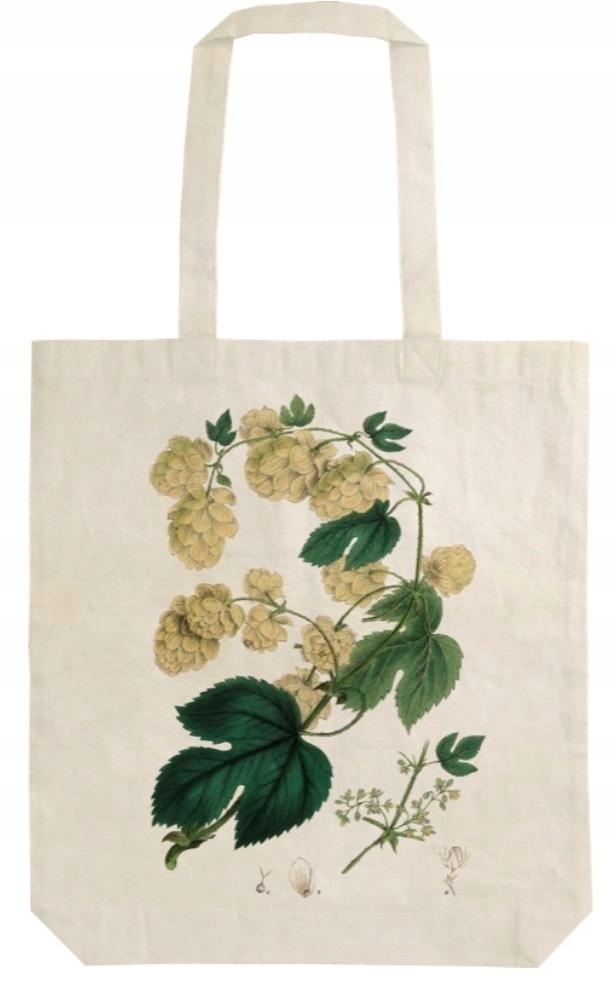 TORBA BAWEŁNIANA STBAG24 CHMIEL SHOPPERKA NA RAMIĘ