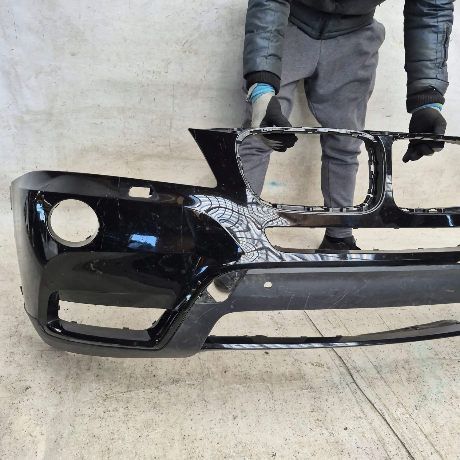 BMW X3 F25 10-14 bumper front front washer PDC
