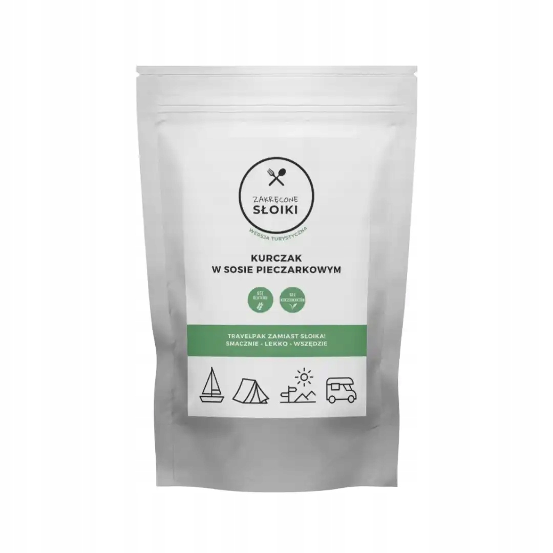 Levně Obědové jídlo Zatočené Sklenice Kuře se žampionovou omáčkou 900 ml