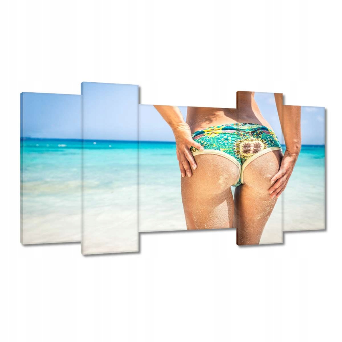 Obrazy 120x65 Pěkný zadek na pláži