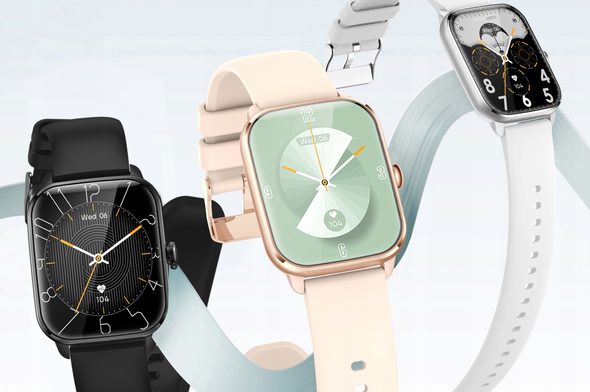 SMARTWATCH ZEGAREK DAMSKI MENU POLSKIE SPORT PULS ROZMOWY SMART WATCH PL Kompatybilność systemowa Android iOS