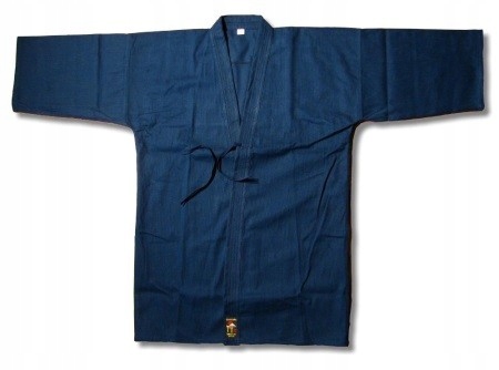 Keikogi mikina pro Kendo Kenjutsu, modrá, indigo, 190 cm silná