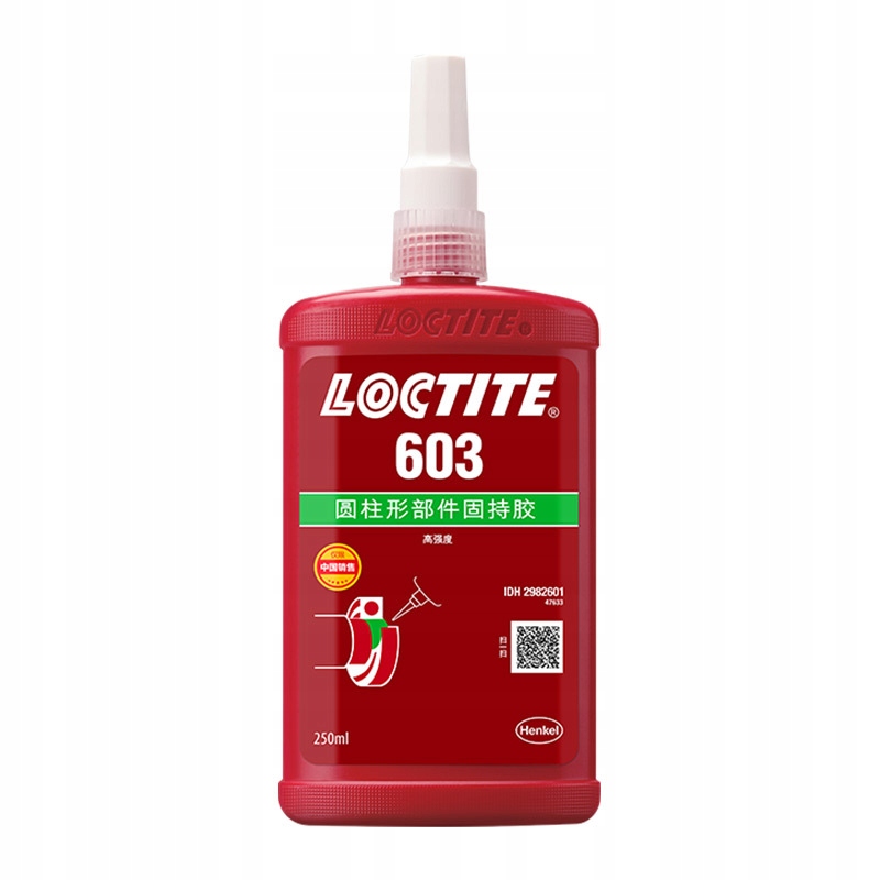 Anaeróbne Lepidlo Loctite 603 Na Upevnenie Valcových Častí 250 ML