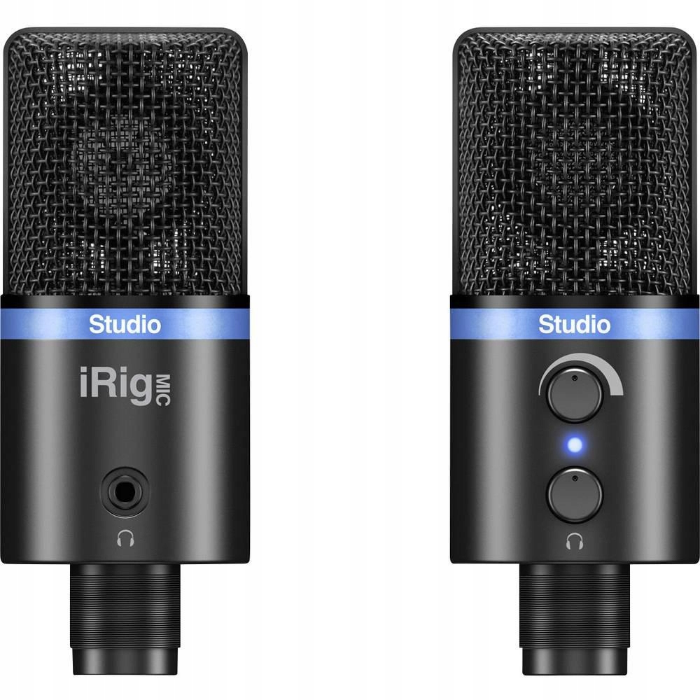 Mikrofon studyjny USB IK Multimedia IRIG MIC STUDIO BLACK