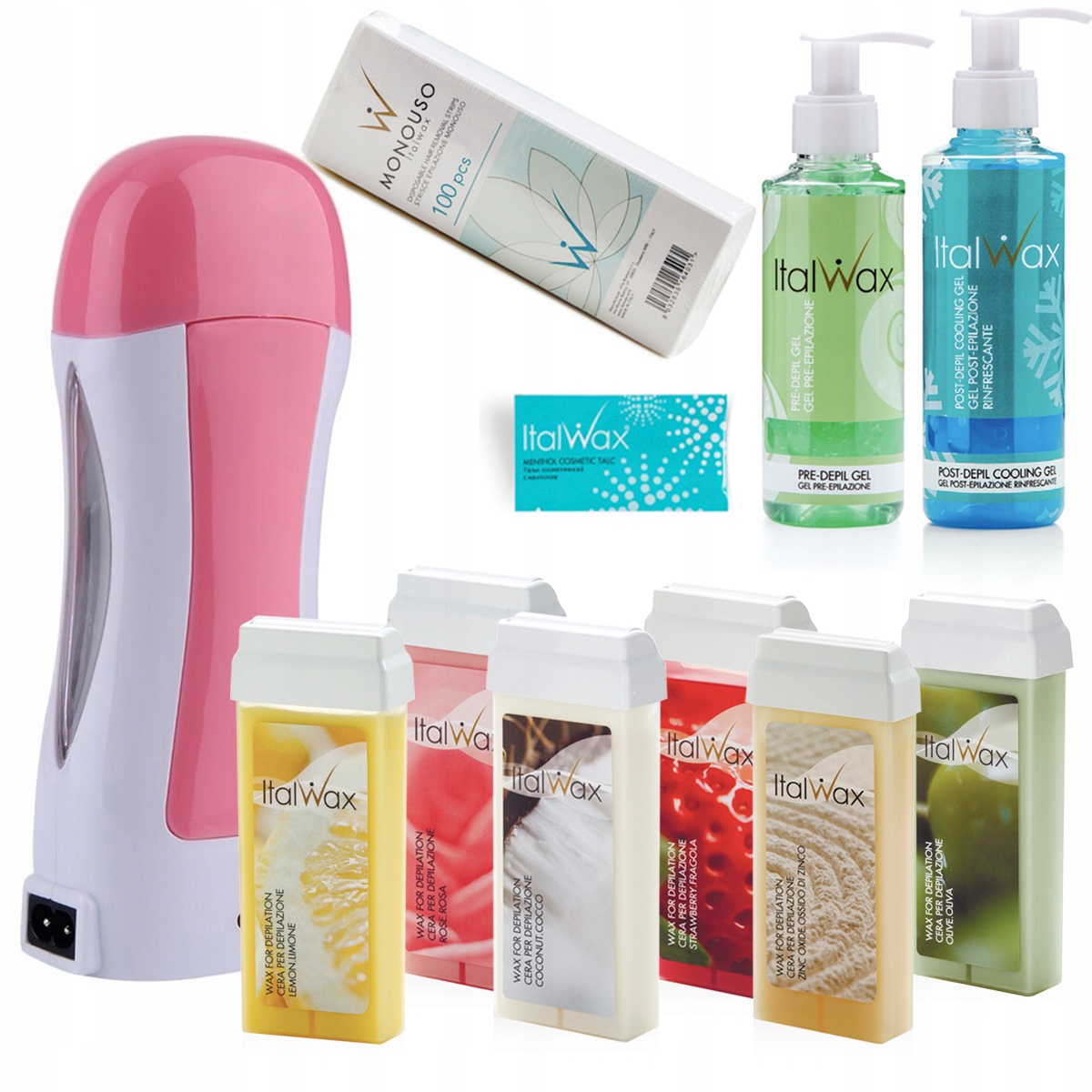 

Zestaw Podgrzewacz depilacja 6x Wosk W Rolce Aroma