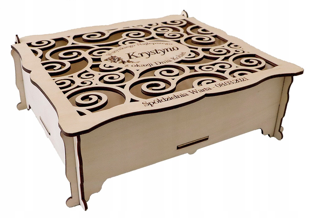 

Szkatułka, pudełko własny nadruk