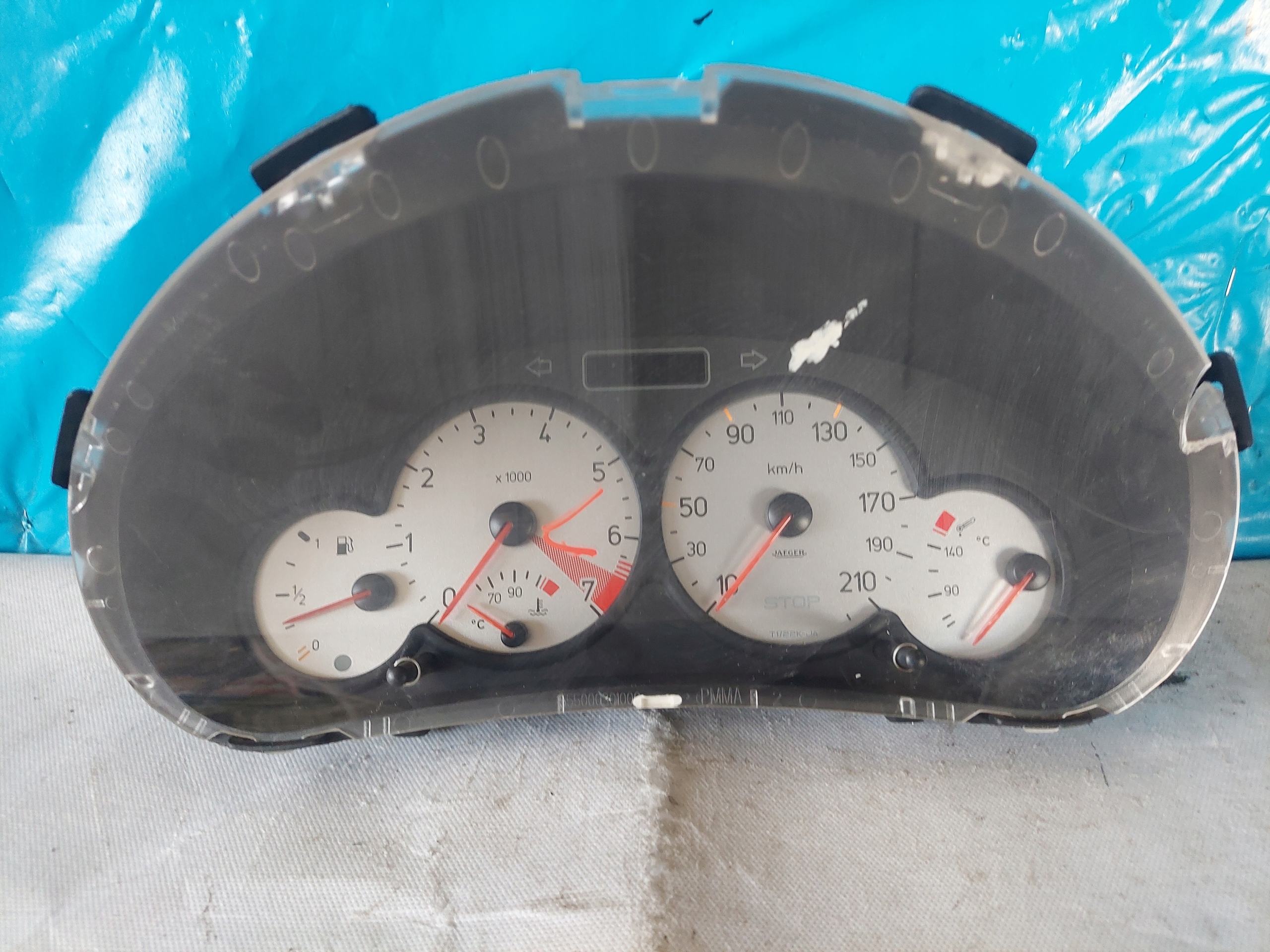 dials clock PEUGEOT 206 CC 1.6 B 9648837180