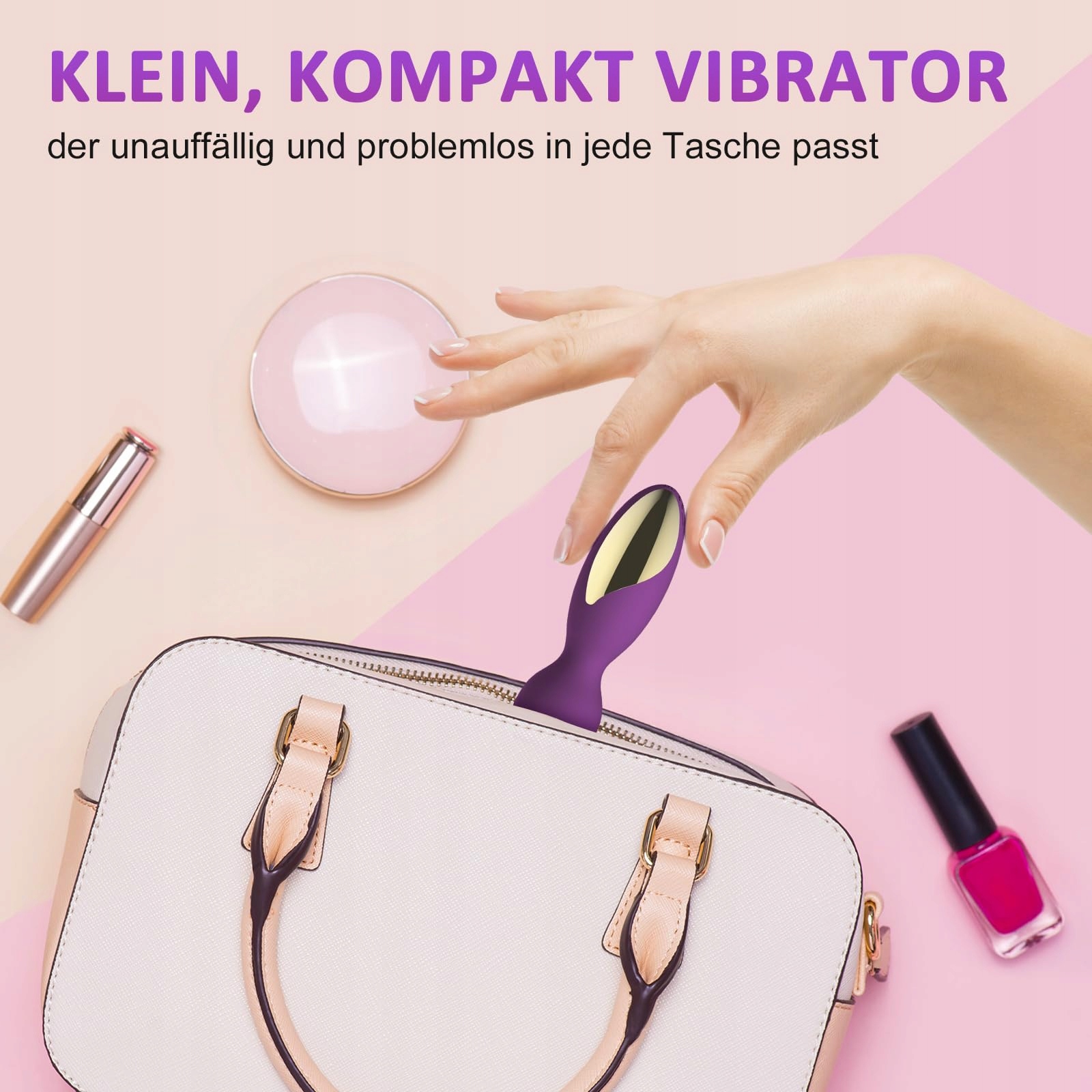 ORSLUM Mini Wibrator Dla Kobiet Cichy Masażer Klitoris Sex Zabawka — miniatura 6