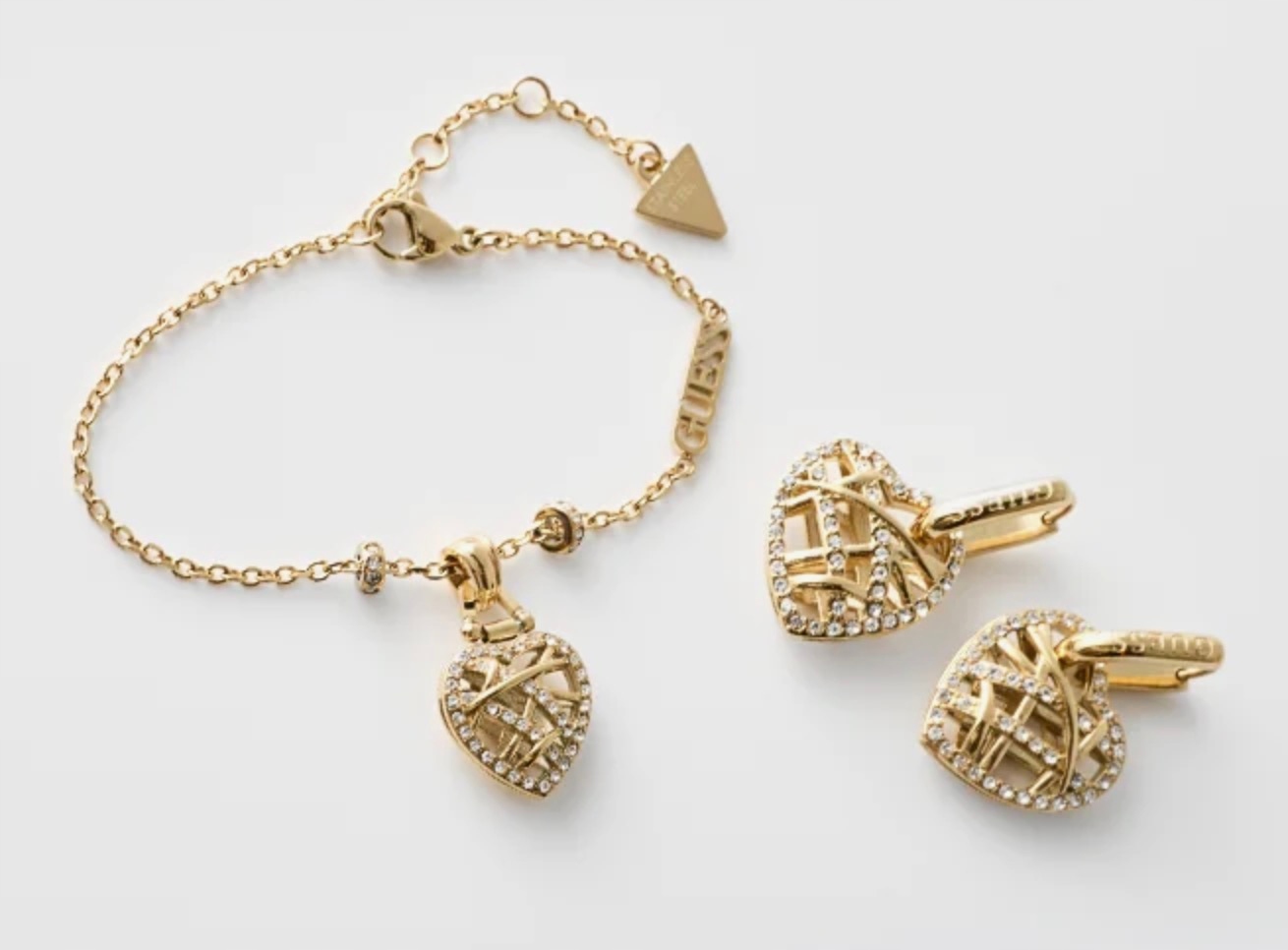 Guess Sada náramků a náušnic JUBS03190JWYGS