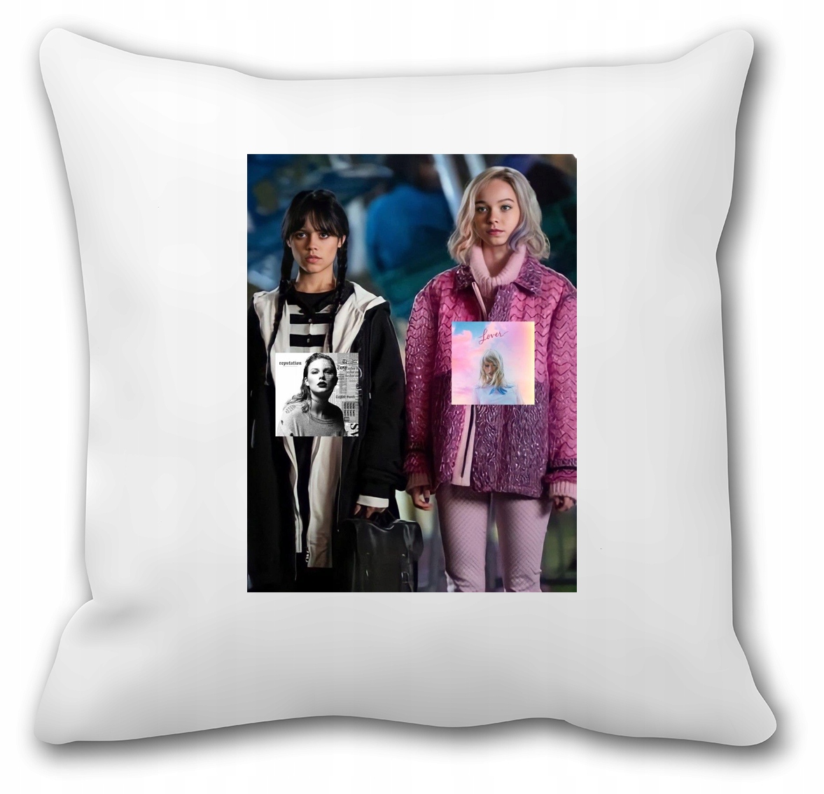 

Poduszka Preznet Wednesday Addams Enid music taste