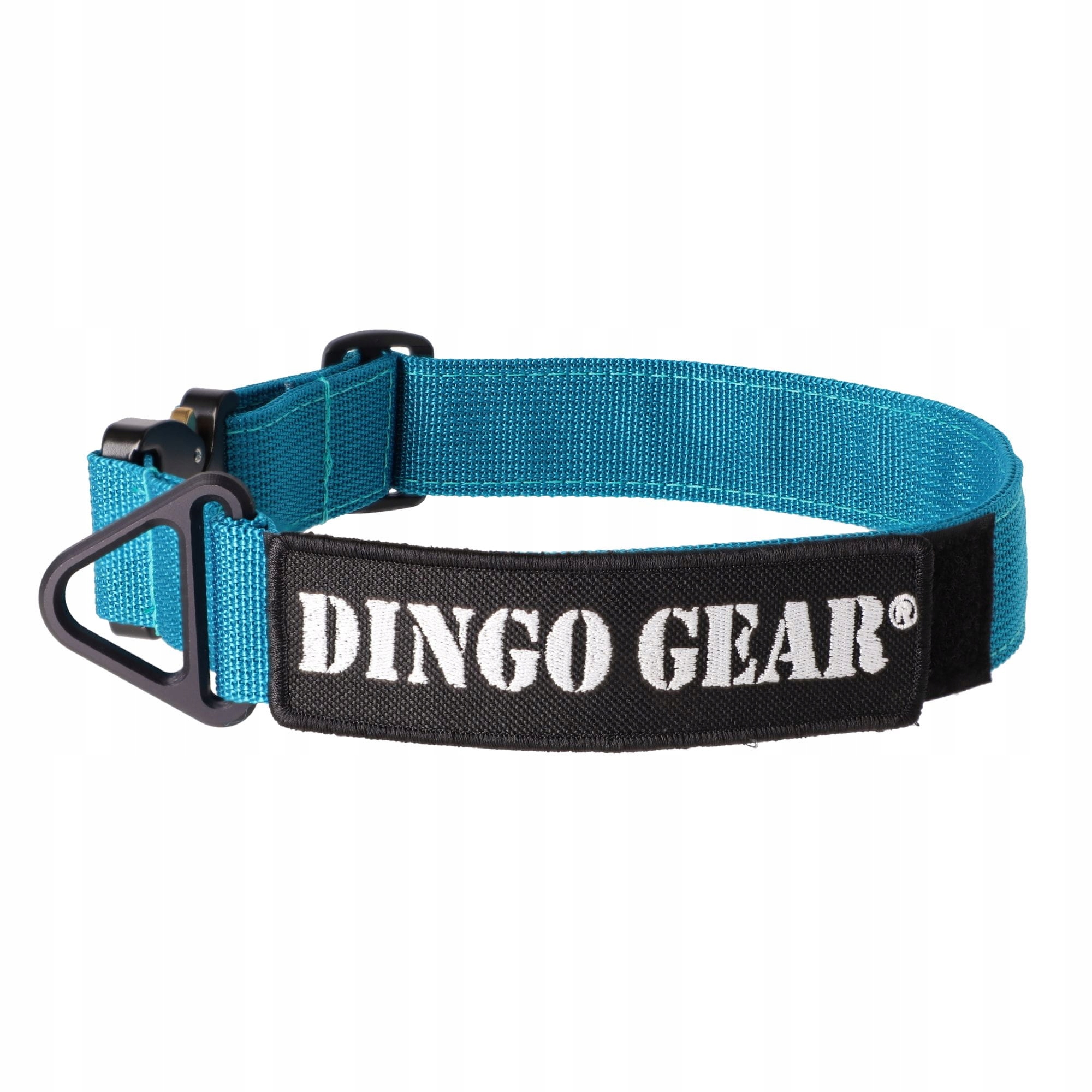 Levně Dingo Gear Obojek z pásky Cobra bez rukojeti 45-63 cm mořský