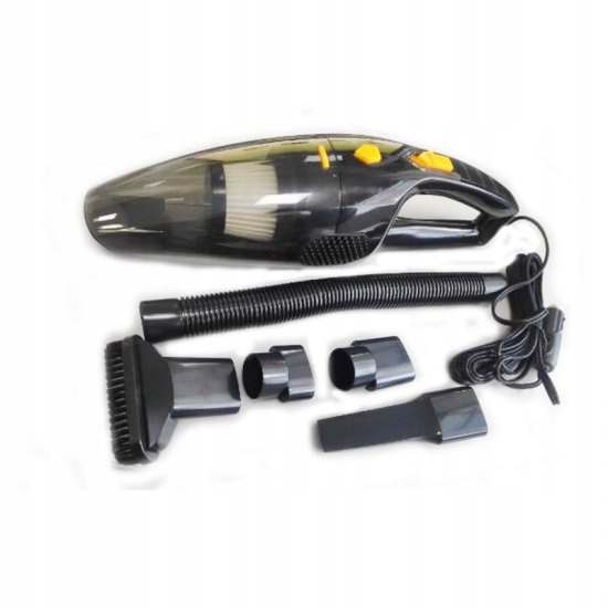 BARDZO MOCNY ODKURZACZ SAMOCHODOWY RĘCZNY 120W KOŃCÓWKI Kod producenta F0068