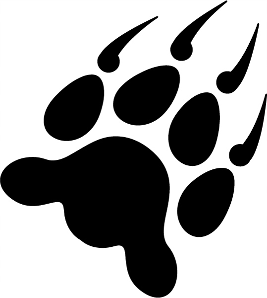 

Naklejka na auto Łapa Ślad Trop 11 cm w. 93