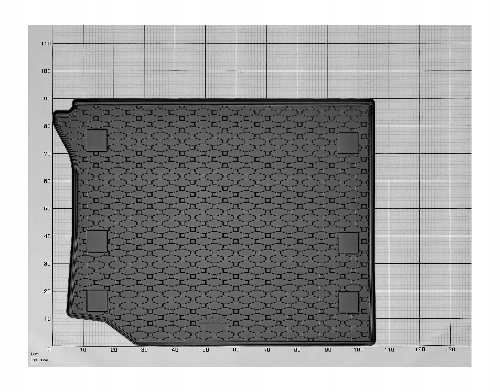 Dywaniki i mata do Jeep Wrangler od 2019- Materiał guma