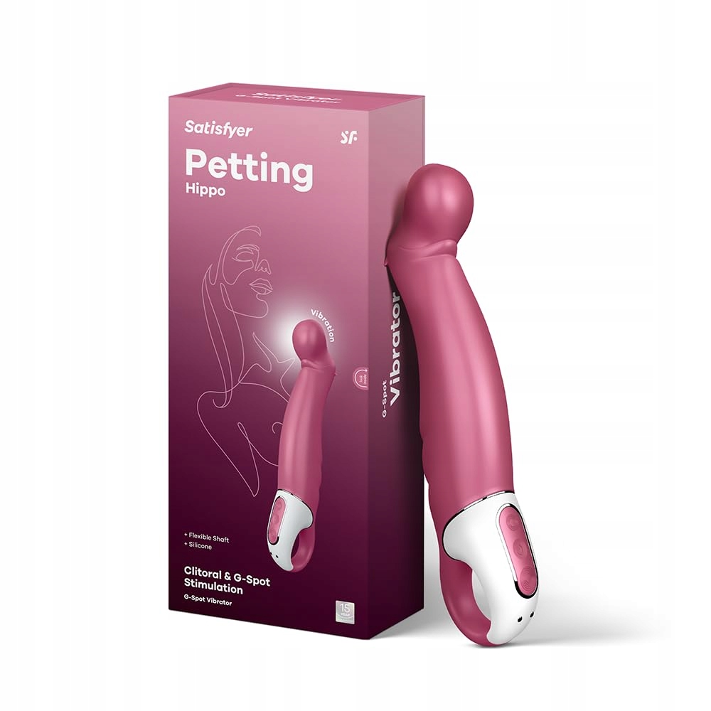 SATISFYER Petting Hippo Wibrator G Punkt Dla Kobiet 12 Trybów Wibracji