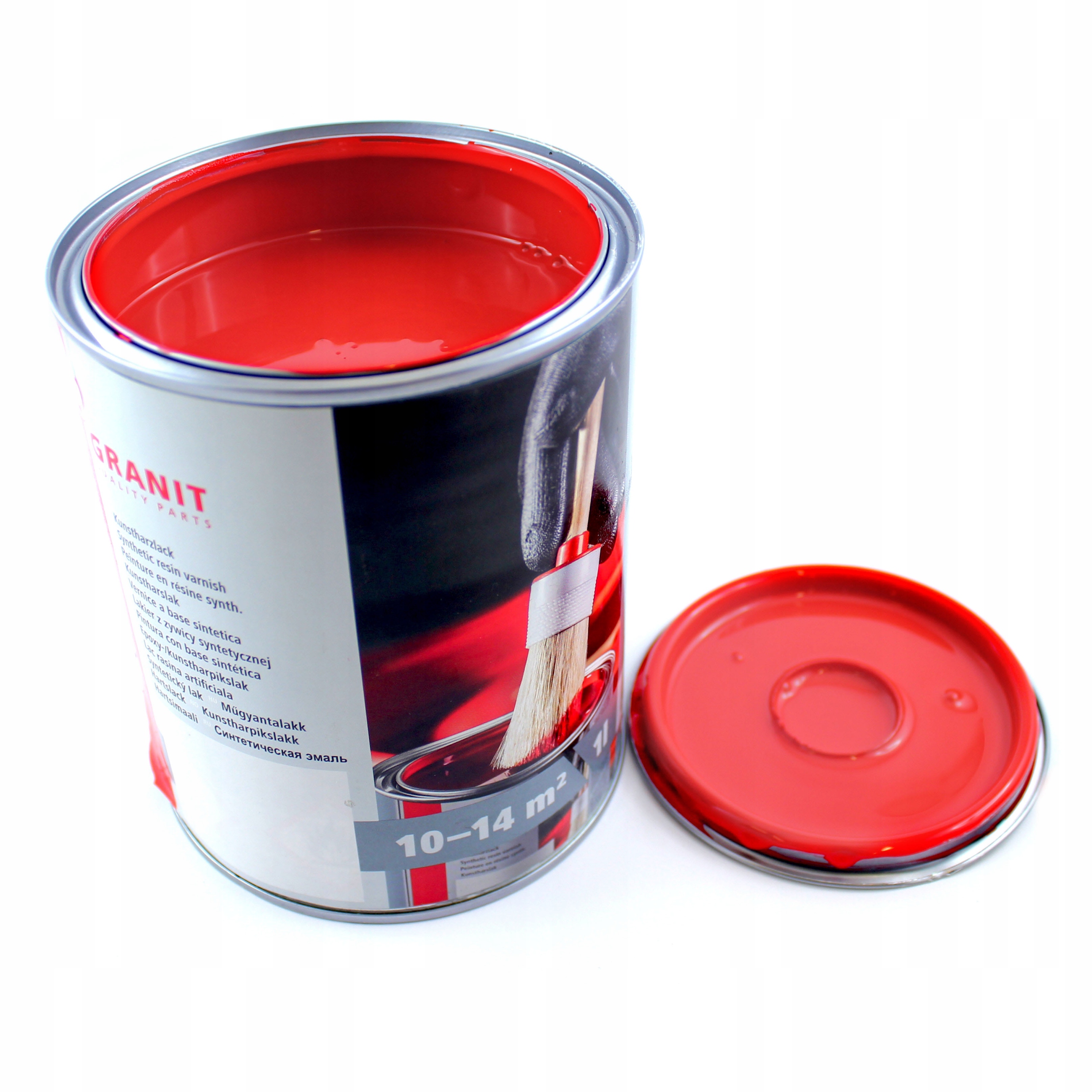 Farba lakier czerwony RAL 3020 2,5l NIEMCY