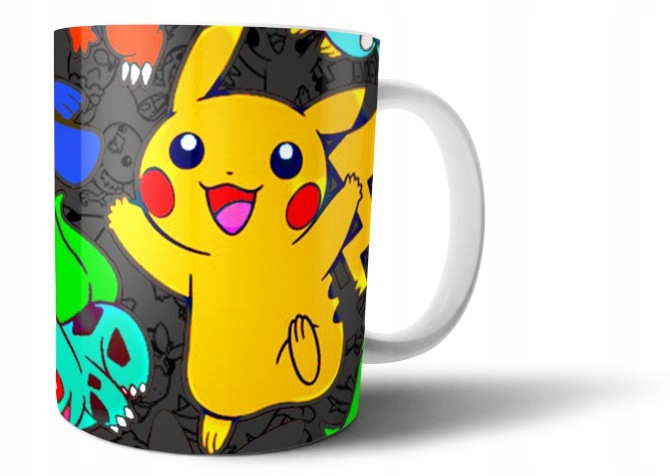 

Kubek z nadrukiem Pokemon imię 330ml 1419